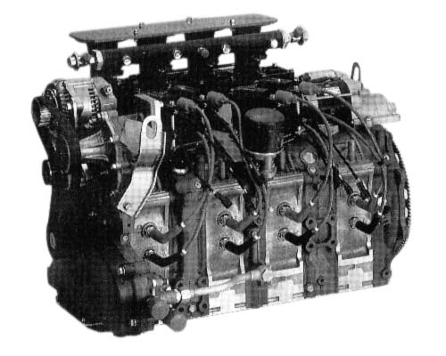 Mazda 4 Rotor 13J-M engine.